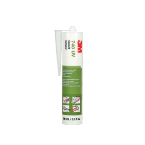 3M 7100115542 Adhesive Sealant 740 UV, Black, 290 mL, 12/Box