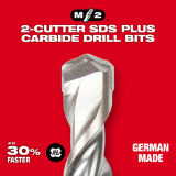 Milwaukee Tool 48-20-7411 2-Cutter SDS-Plus Rotary Hammer Drill Bit
