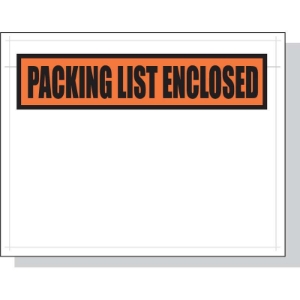 Laddawn® 3880 Printed Face Packing List Envelope, 7 Laddawn® 3880 Printed Face Packing List Envelope, 7
