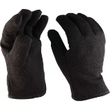 Do it Best 708416 Work Gloves, Large, Brown, Jersey Palm, Men's