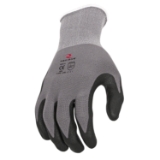 Radians RWG11M Gripper Work Gloves, Medium, Gray, Micro-Foam Nitrile Dipped Palm