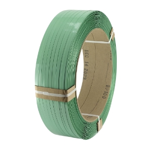 Polychem Greenbridge MPC2030G4600 Polyester Strapping, Green, 5/8