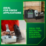 Metabo HPT NT65A5M Finish Nailer, 16 Gauge, 1-1/2" to 2-1/2" Fastener Length