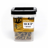 Big Timber Fasteners BTX™ BTX103 #10 x 3" Exterior Multi-Purpose Wood Screws, T25 Star Drive, Bronze Coated, 1500/Box