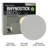 INDASA Abrasives 50 Series Rhynostick White Line 50-150BX 5" No-Hole Abrasive Sanding Disc, 150 Grit, Aluminum Oxide, White, Paper Backing, C Weight