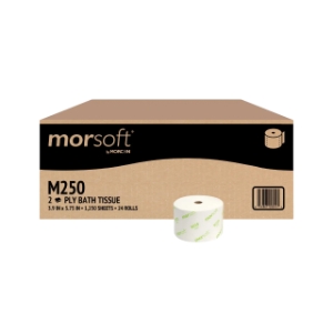 Morcon MORM250 M250 Morsoft® 2-Ply Bath Tissue 3.75 Morcon MORM250 M250 Morsoft® 2-Ply Bath Tissue 3.75