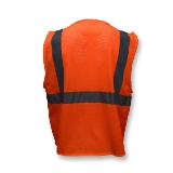 Radians® SV2ZOMM Safety Vest, Medium, High-Vis Orange, Class 2