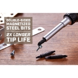 SPEC OPS® SPEC-SRM-1 12-in-1 Magnetic Ratcheting Screwdriver, Heat-Treated Steel