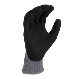 Radians RWG13L Gripper Work Gloves, Large, Gray, Foam Nitrile Dipped Palm