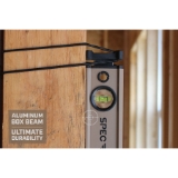 SPEC OPS® SPEC-LEVEL48 48" Box Beam Level, Tourniquet Bungee System, Aluminum