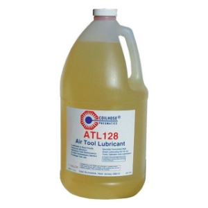 Coilhose Pneumatics ATL128 Air Tool Lubricant, 128 oz, Liquid, Yellow, Standard Grade Coilhose Pneumatics ATL128 Air Tool Lubricant, 128 oz, Liquid, Yellow, Standard Grade