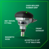 Metabo HPT NH90AB Palm Nailer, 2-1/2" to 3-1/2" Fastener Length