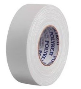 Bron Tapes POLYKEN 223 WHITE Duct Tape-Polyken Packaging Tape, 2