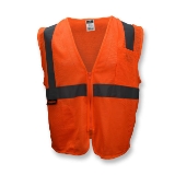 Radians® SV2ZOMM Safety Vest, Medium, High-Vis Orange, Class 2