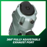 Metabo HPT NT65MA4M Finish Nailer with Air Duster, 15 Gauge, 1-1/4" to 2-1/2" Fastener Length