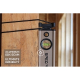 SPEC OPS® SPEC-LEVEL72 72" Box Beam Level, Tourniquet Bungee System, Aluminum