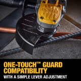 DEWALT DCG416B 20V MAX* 4-1/2" - 5" Cordless Brushless Paddle Switch Angle Grinder With FLEXVOLT ADVANTAGE™