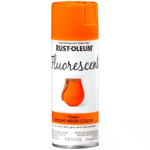 Rust-Oleum 342568 Spray Paint, Fluorescent Orange, Flat, 11 oz Rust-Oleum 342568 Spray Paint, Fluorescent Orange, Flat, 11 oz