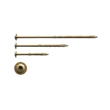 Big Timber Fasteners CTX™ CTX153-100 #15 x 3" Construction Lag Screws, T30 Star Drive, Bronze Coated, 100/Box