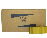 ASC UFN17-ASC Heavy Wire Tacker Staples, 1-1/2" Leg x 7/16" Crown, 16 Gauge, Chisel Point, Galvanized, Steel, 10000/Box