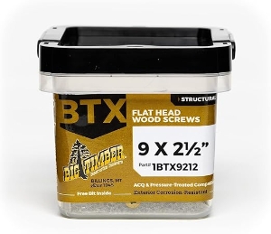 Big Timber Fasteners BTX™ BTX9212 #9 x 2-1/2