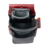 Occidental Leather B5060 3-Pouch Pro Fastener Bag, Leather, OxyBlack