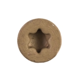 Simpson Strong-Tie Deck-Drive™ DSV DSVT212S #10 x 2-1/2" Collated Wood Screws, T25 6-Lobe Drive, Quik Guard® Coated, Tan, 1000/Box