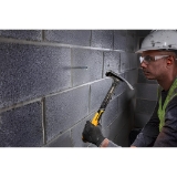 DEWALT DWHT51138X Mig Weld Hammer, 14 oz, Milled Face, Steel, Steel Handle