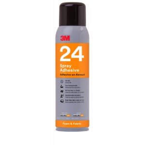 3M 7100179450 Foam and Fabric Spray Adhesive 24, Orange, 16 oz 3M 7100179450 Foam and Fabric Spray Adhesive 24, Orange, 16 oz