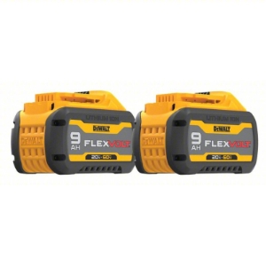 DEWALT DCB609-2 20V/60V MAX* FLEXVOLT® 9Ah Battery, 2/PK