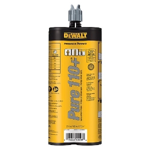 Powers Fasteners 8310SD-PWR Pure 110+ Quick-Shot Cartridge Epoxy Adhesive Anchor, Light Beige, 9 oz