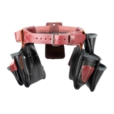 Occidental Leather B5080DB LG Pro Framer Tool Belt Setup with Double Outer Bag, Large (37"-45"), Right-Handed, OxyBlack