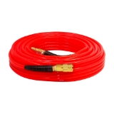 SPOTNAILS GatorTuff HP14100CPR 1/4" x 100' Polyurethane Air Hose With Fittings, Red
