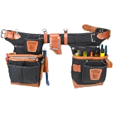 Occidental Leather Adjust-to-Fit™ FatLip™ 9850 Tool Belt Setup, One Size (32"-41"), Right-Handed, Black/Brown