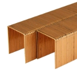 ASC SW906011/2-ASC Wide Crown Carton Closing Stick Staples, 1-1/2" Leg x 1-1/4" Crown, Chisel Point, Copper Coated, Steel, 1200/Box