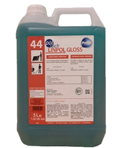 JAN/SAN CLEANER GEN853 LINPOL GLOSS #44 FLOOR CLEANER & PROTECTANT CLOSED POD 2L 4/CS