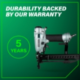 Metabo HPT N3804A5 Narrow Crown Pro Finish Stapler, 1/4" Crown, 18 Gauge, 1/2" to 1-1/2" Fastener Length