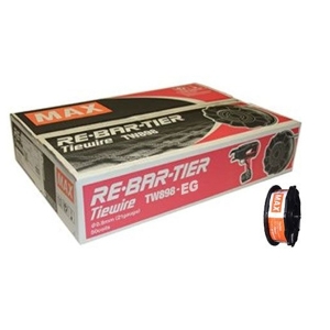 MAX USA TW898-EG Tie Wire, 21 Gauge, Electro Galvanized, 50/Box MAX USA TW898-EG Tie Wire, 21 Gauge, Electro Galvanized, 50/Box