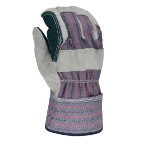 Radians RWG3200DPL Regular Shoulder Work Gloves, Large, Gray, Cowhide Double Leather Palm