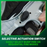 Metabo HPT N3804AB3 Narrow Crown Stapler, 1/4" Crown, 18 Gauge, 1/2" to 1-1/2" Fastener Length