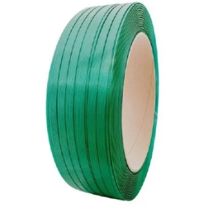 Signode 2X2011EMB Polyester Strapping, Green, 5/8