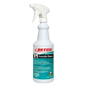 Betco® Green Earth® BET3291200 Peroxide Cleaner, Fresh Mint Scent, 32 oz Bottle, 12/Case