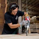 EVERWIN PN100B-CT 4" (100mm) Coil Nailer, 15 Degree, Contact Trigger