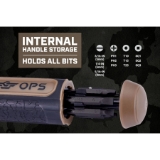 SPEC OPS® SPEC-SRM-1 12-in-1 Magnetic Ratcheting Screwdriver, Heat-Treated Steel