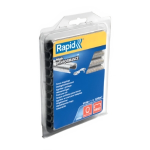 Rapid VR22/1.1M-GALV Hog Rings, Fence, 22 Gauge, Blunt Point, Galvanized, Steel, 1000/Box Rapid VR22/1.1M-GALV Hog Rings, Fence, 22 Gauge, Blunt Point, Galvanized, Steel, 1000/Box
