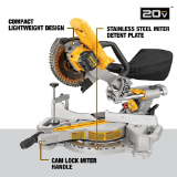 DEWALT DCS361B 20V MAX* 7-1/4" Sliding Miter Saw