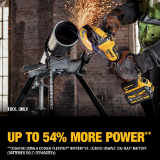 DEWALT DCG416B 20V MAX* 4-1/2" - 5" Cordless Brushless Paddle Switch Angle Grinder With FLEXVOLT ADVANTAGE™