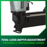 Metabo HPT N5024A2 Wide Crown Stapler, 1" Crown, 16 Gauge, 1" to 2" Fastener Length