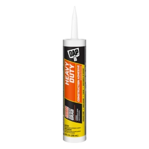 DAP 7079827509 Heavy Duty Construction Adhesive 9oz White