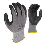 Radians RWG11L Gripper Work Gloves, Large, Gray, Micro-Foam Nitrile Dipped Palm